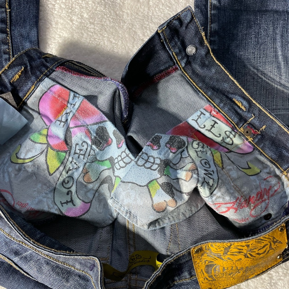 Ed Hardy Low Rise Straight Size 29 Jeans - Picture 13 of 15